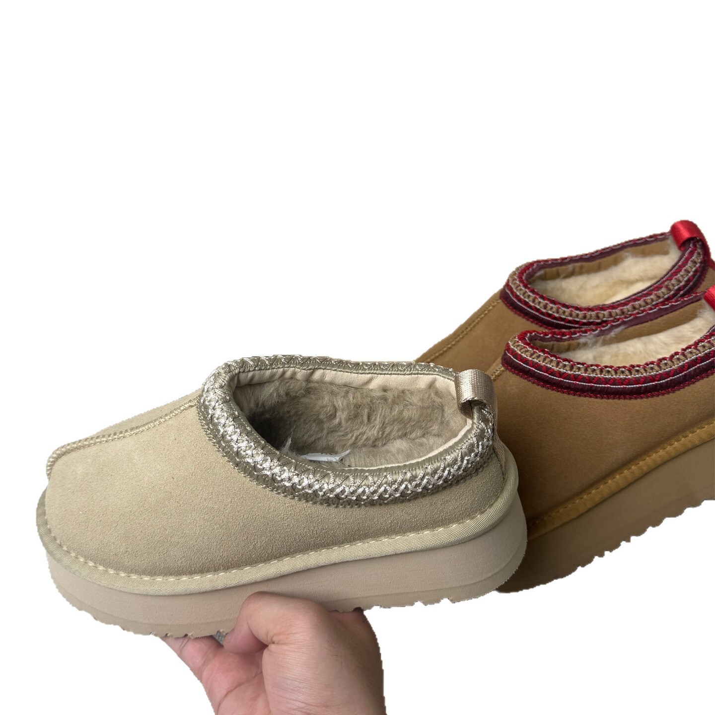 Chinese ethnic style leather material winter new thick soled snow boots comfortable, fashionable, versatile design women's cotton shoes designer 