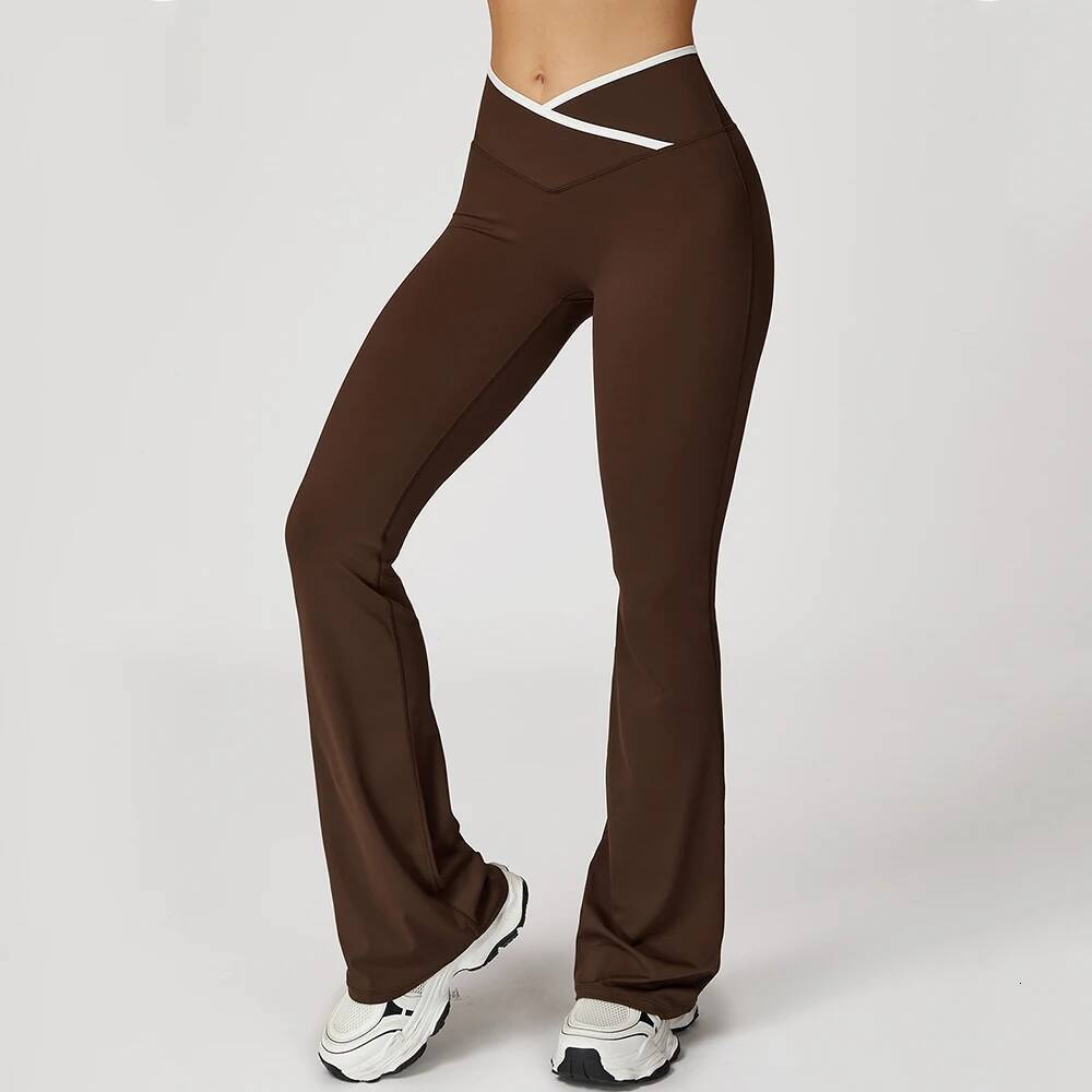 winter jacket women Yoga Fiess Leggings Bell Bottoms High Waist Sport Flare Pants Gym Women Female Legging Tummy Control Running Tight