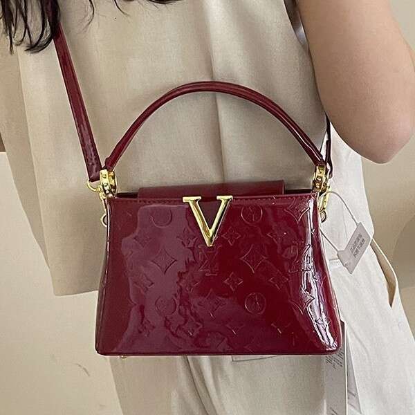 genuine leather handbags designers handbag Red Bridal Wedding Fashion Tote High-End Crossbody Women's luxuryss bags designer women bag purse wall