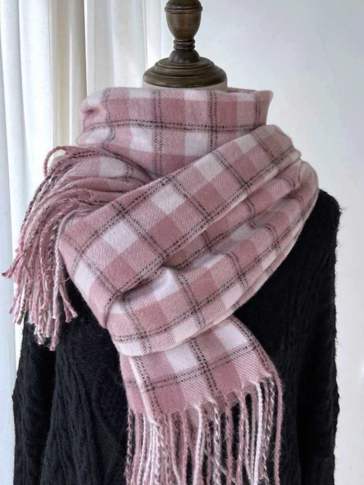 New Sweet Vintage Scarf scarf Winter Wen Ladies Men Preppy Plaid Scarve Soft Pashmina Mujer Ma Foard Wrap Shawl UnisexW251027