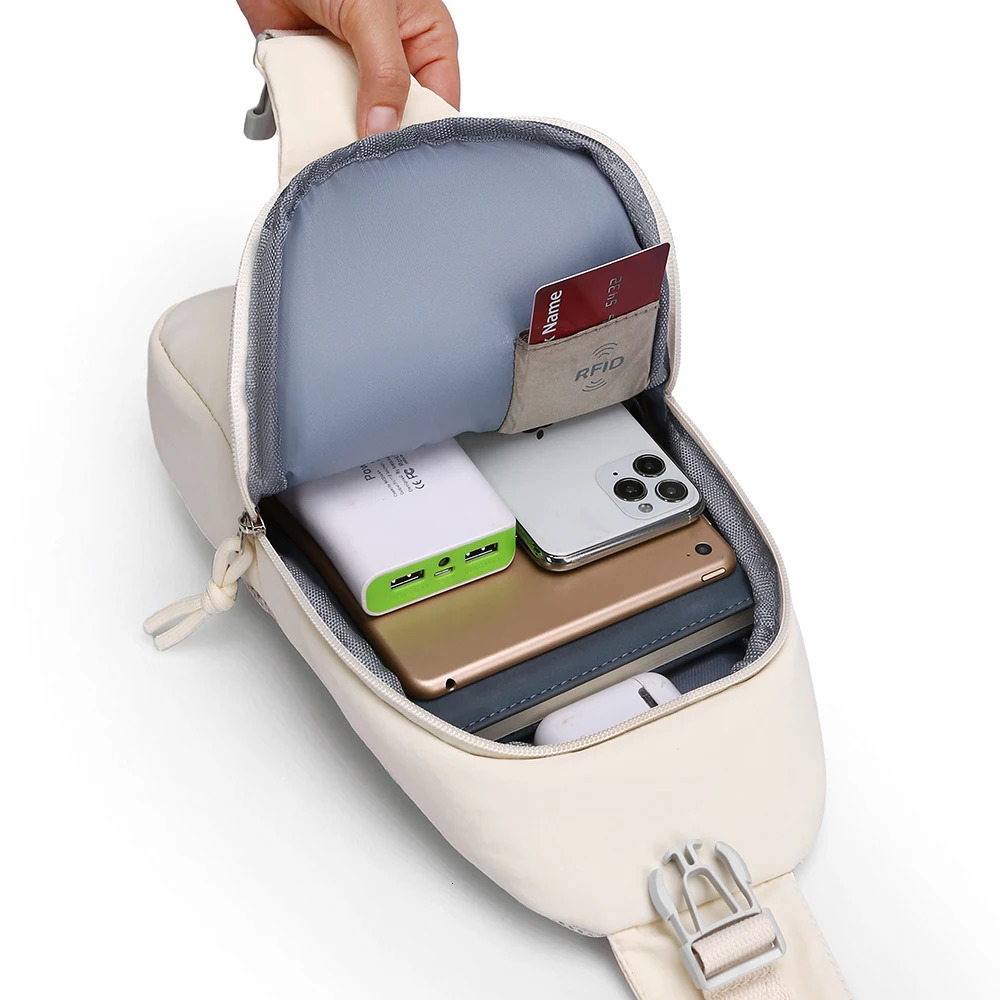 Mens casual messenger bagmultifunctional chest bagsuitable for outdoor sportscycling and daily commutingdaily bag 251014