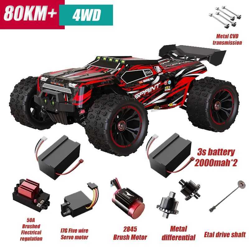 SCY9522PRO 85KMH High Speed RC Car Brushless 4WD OffRoad Drift Remote Control Car 116 Professional Racing Cars SCY9522 50KMH T251027