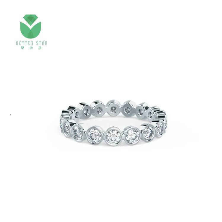 BetterStar Custom Design HPHT Lab Grown Diamond Fine Jewelry Wedding Diamond Ring CVD Lab Created Diamond Engagement Ring Women