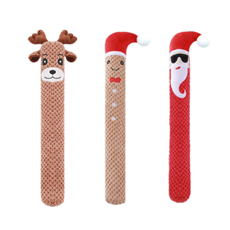 Luxury New dog toy, long-shaped Christmas style plush toy, dog chewing toy pet toy