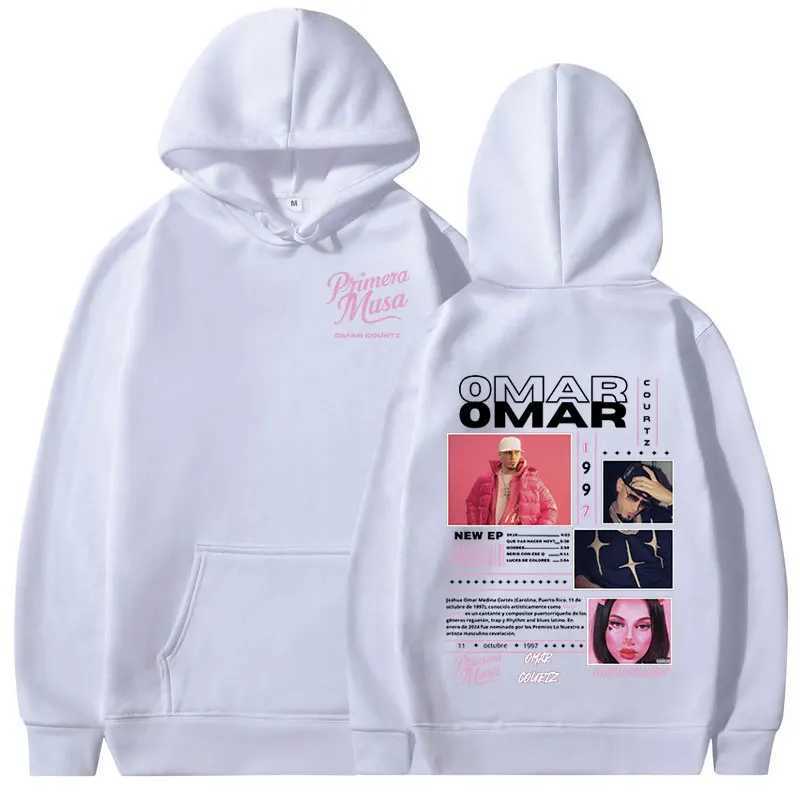 Omar Courtz Primera Musa Album Tour Merch Hoodies Mens Women Fashion Hooded Sweatshirts Hip Hop Oversized Pullovers Streetwear W251027