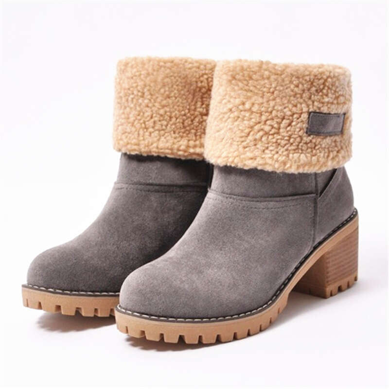 Winter Women Warm Plus Size Women's Snow Boots