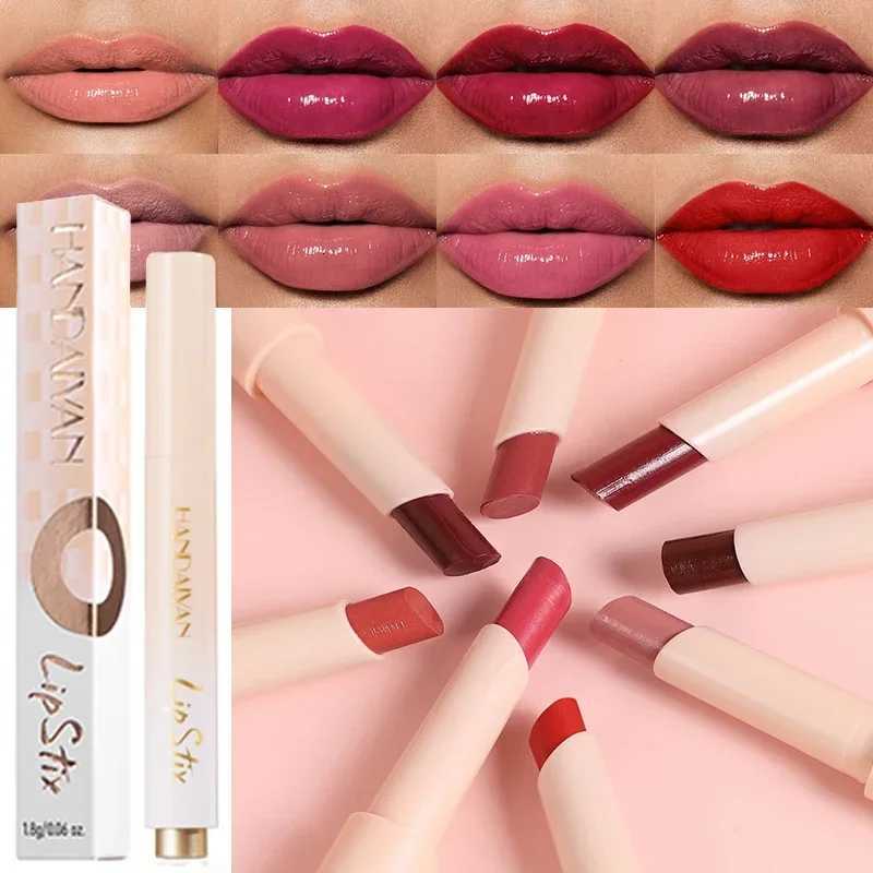 8 Colors Silky Glossy Lipstick Long Lasting Waterproof Lip Gloss Sexy Red Lip Tint NonStick Cup Moisturizing Mirror Lip Balm W251027