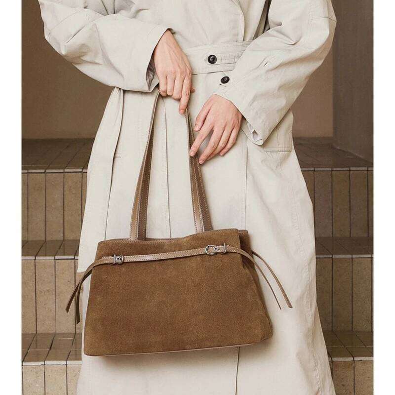 Jonlily Women Genuine Leather Shoulder High Capacity Commuter Bag Female Fashion Handbag Totes Casual Daybag Purse -Kg2080 Suotong1027