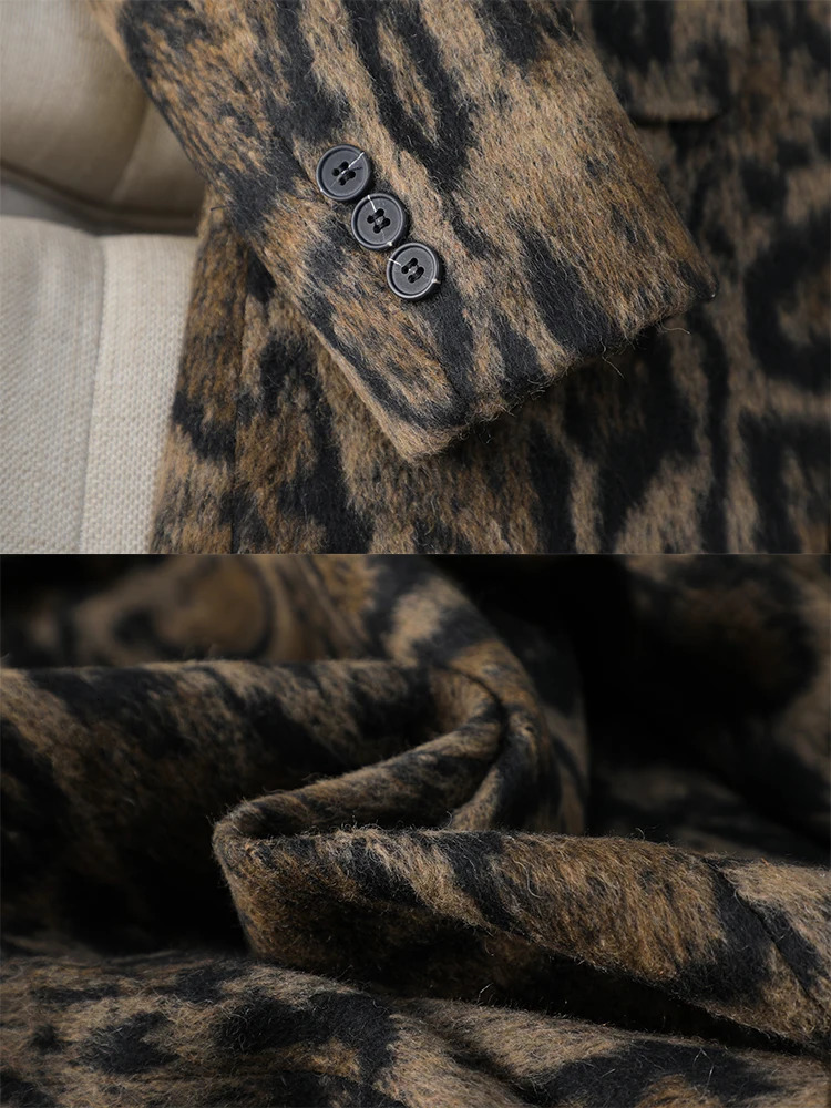 Fashion Coffee Green Casual Ladies Blazer Women Long Sleeve Single Button Slim Female Autumn Winter Jacket JJ1059 251027