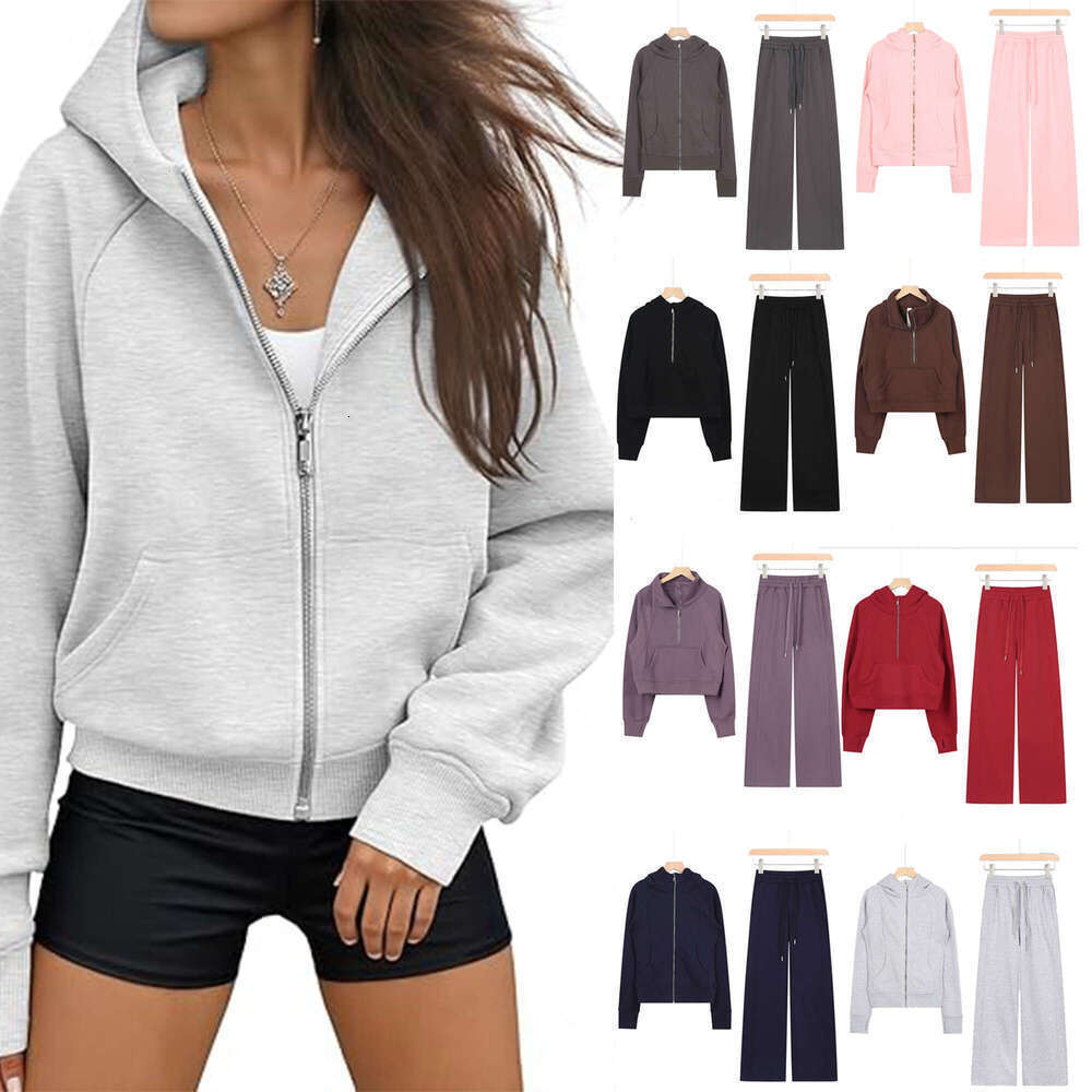 promotion scuba hoodie defined jacket luluity lemonism set workout set designer sweatshirt women pants womens sweatshirt clothes sweater woman jackets scuba set