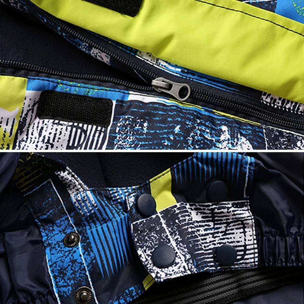 Kids Ski Suits,Children's Snowwear Windproof Waterproof Warm Girls Boy Skiing Jacket Bib Pants Winter Snowboarding Suits Outfits