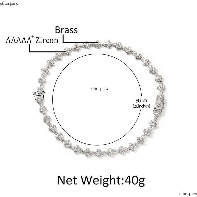 11mm Hip Hop Cross Tennis Necklace Bracelets Cuban Chain 5A CZ Stones Real Gold plated Jewelry