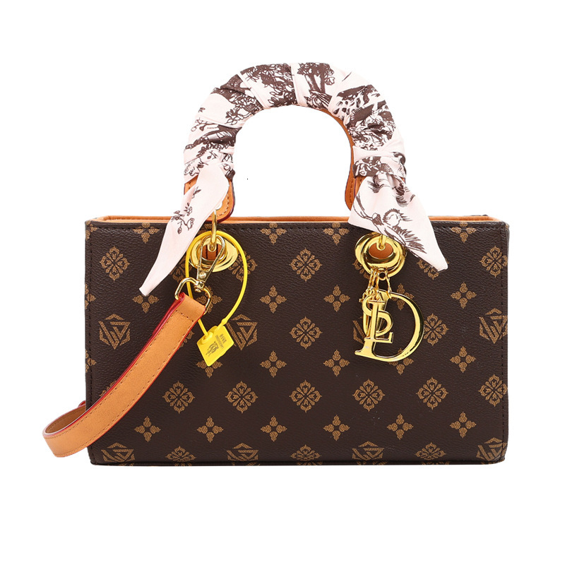 Free shipping designer bag New Silk Scarf Bag Small Square Bag Fashionable Versatile Shoulder Crossbody Bag