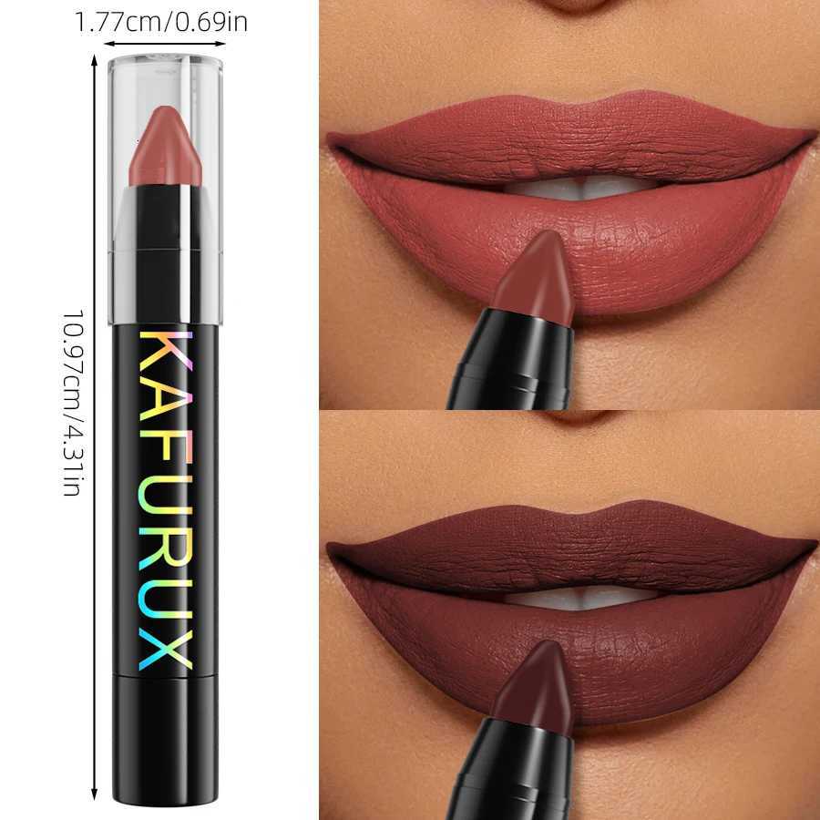 5Color Velvet Matte Lipstick Pencil Waterproof Red Brown Pink Long Lasting Lip Stick Korean Makeup Lip Tint Cosmetic Lipgloss W251027
