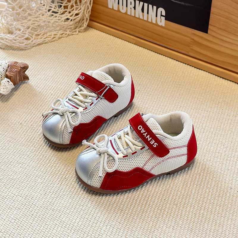 s Casual Sports Shoes with Simple Bows Children Tennis Shoes Mesh Breathable 2025 Autumn New Girls Flat Shoes Flexible Soft S251027