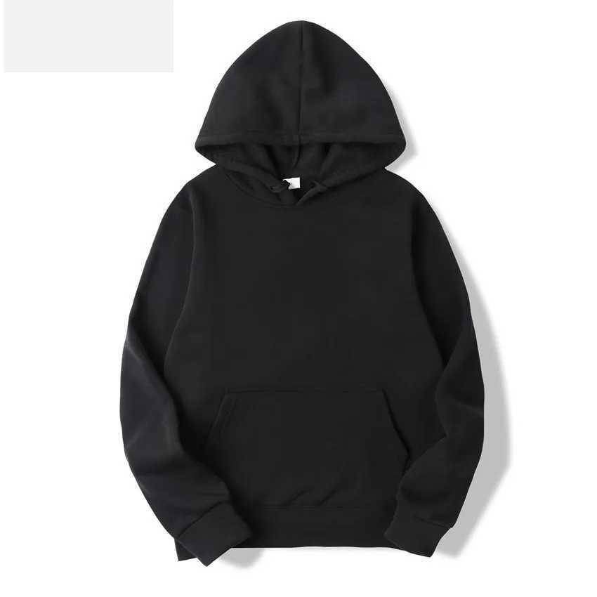 Crossborder ecommerce solid colors can be made into hoodies and sweaters for men and women with the same fashion brand hoodies W251027