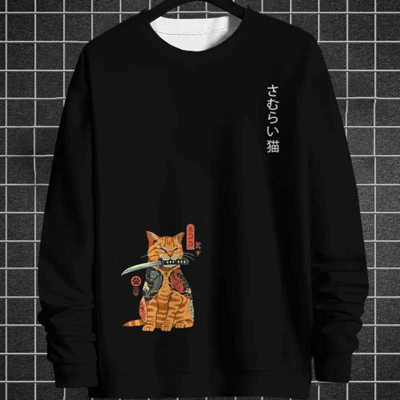 Cute Cats Pattern Sweatshirt Spring Autumn Fashion Casual Long Sleeve Men Women 3D Printed Hoodies Loose Harajuku Pullovers Tops W251027