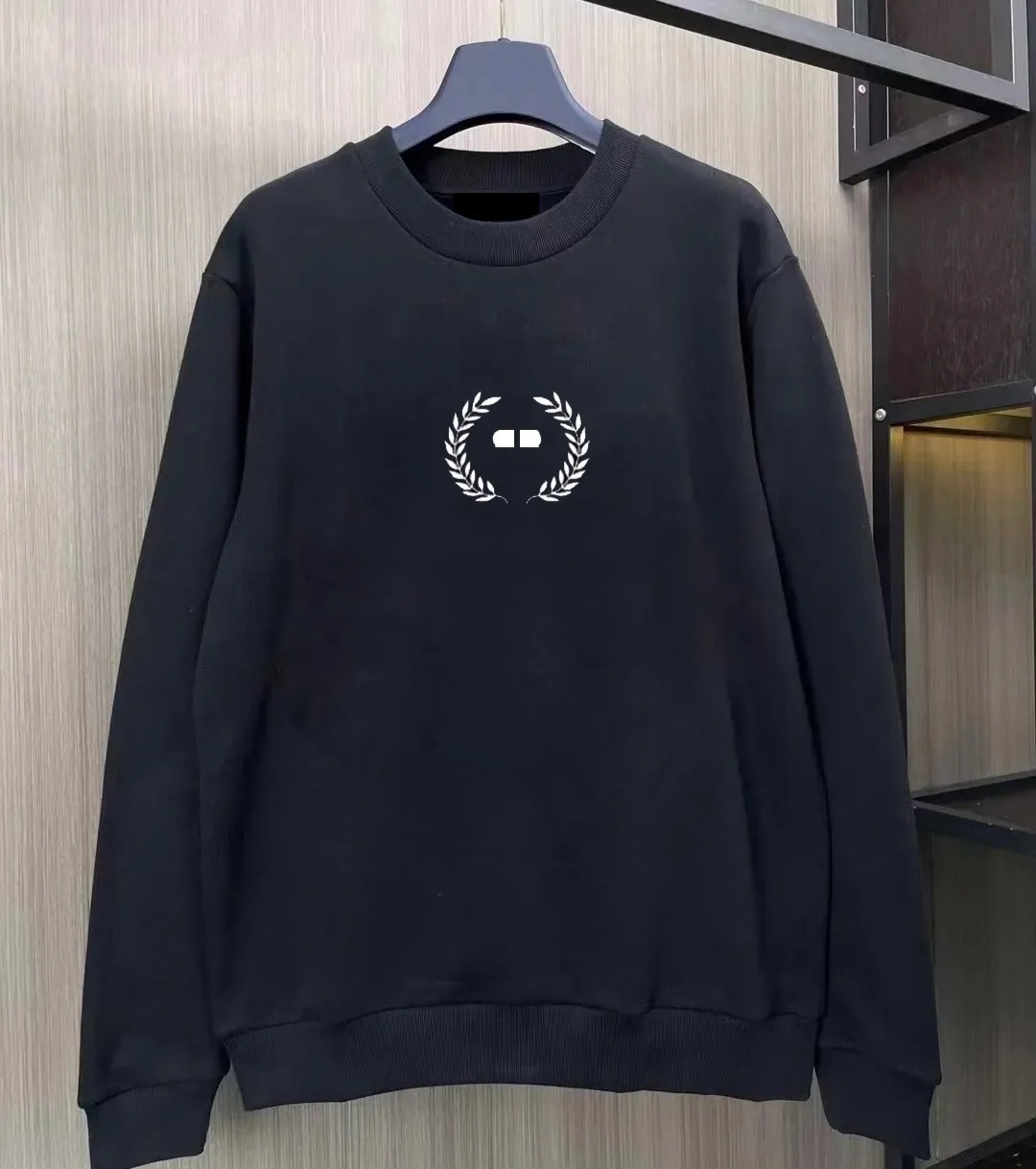 Parisian Designer Brand Clothing Hoodie, Fashionable For Both Men And Women, Casual Men's Round-neck Long-sleeved Warm Cotton Hoodie, Sportswear 