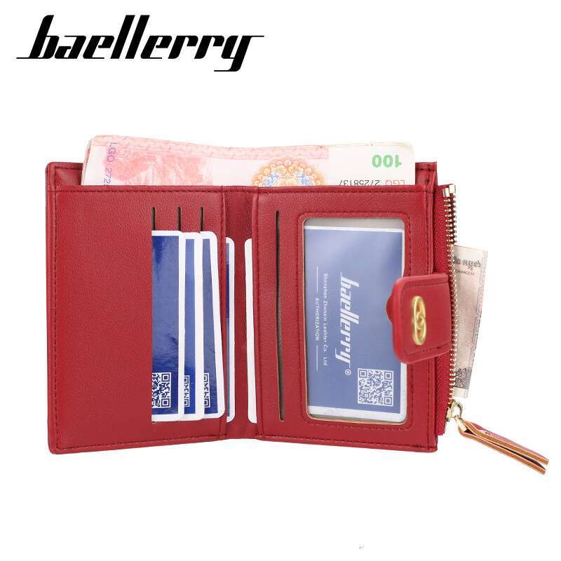 Wallets Small Card Holders Classic Short Top Quality Leather Female Purse Zipper Wallet For Women Carteria