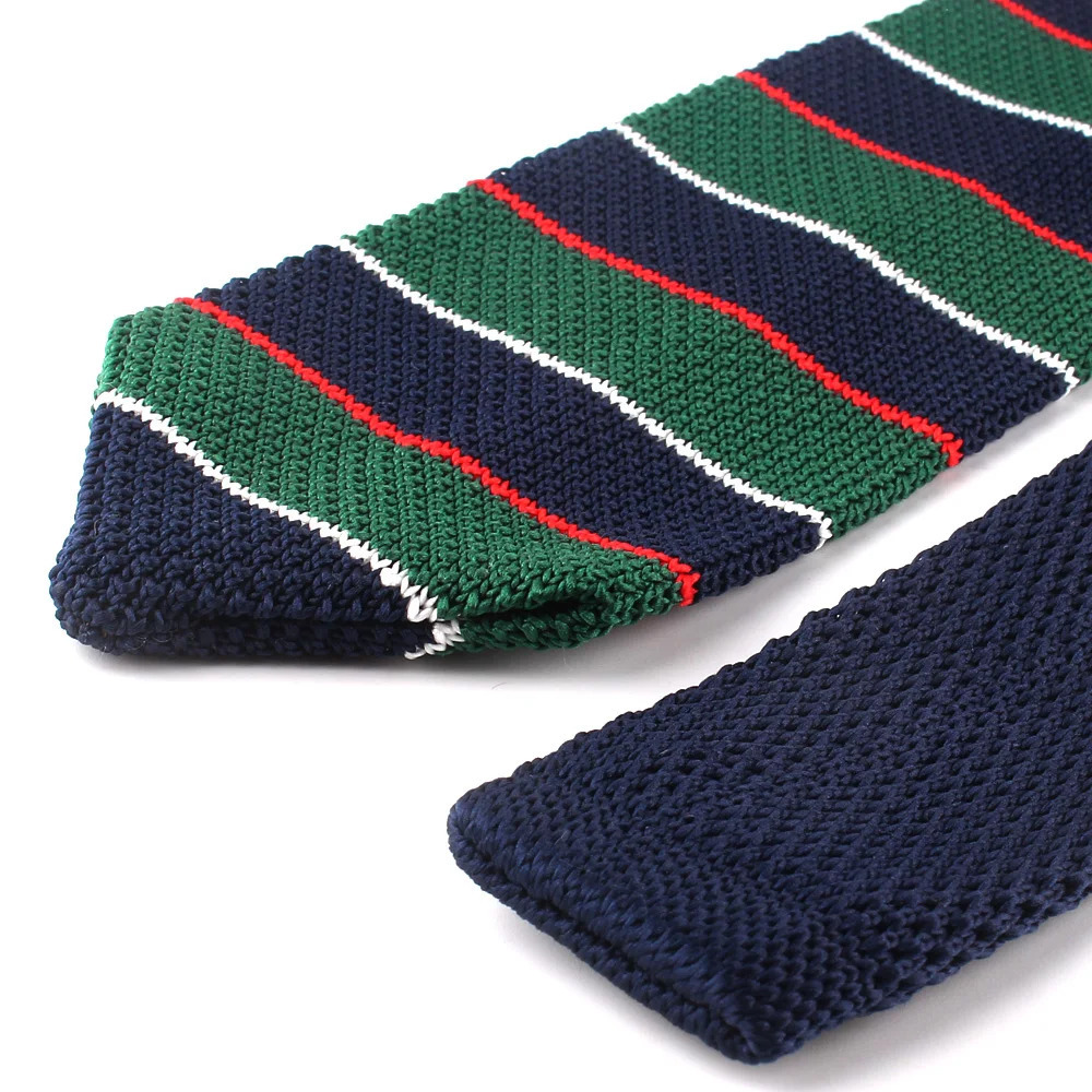 Knit Ties Casual Skinny Necktie For Party Boys Girls Knitted Striped Neck Tie Wedding Necktie For Groom Neck Wear For Men 251022