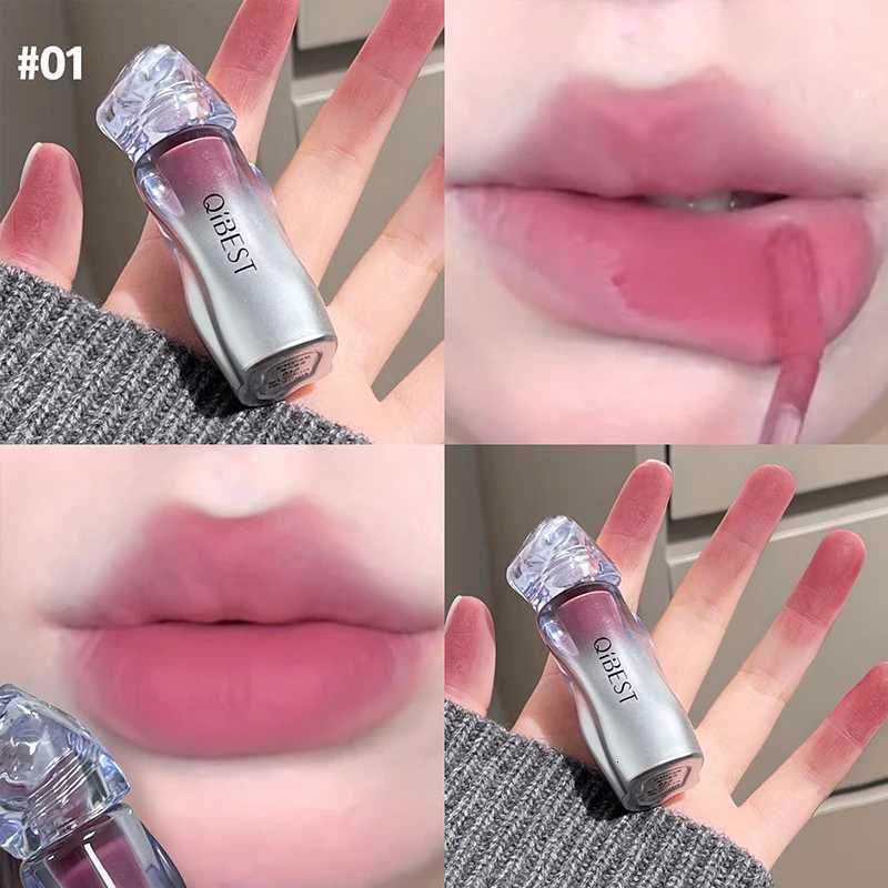 QIBEST Matte Velvet Liquid Lipstick Natural LongLasting Highly Pigmented Lip Mud Portable Finish Universal Lip Gloss Makeup W251027