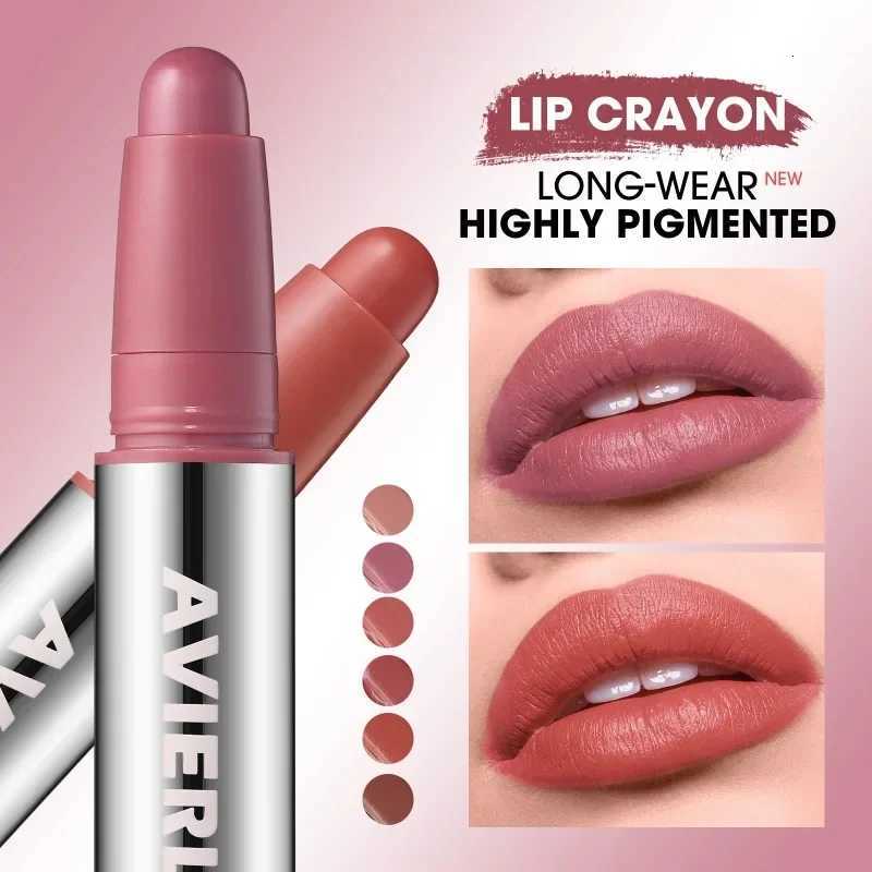 Smooth Matte Lipstick LongLasting Moisturizing and Easy to Apply Lip Glaze with Rotating Pen Design Perfect for Everyday W251027