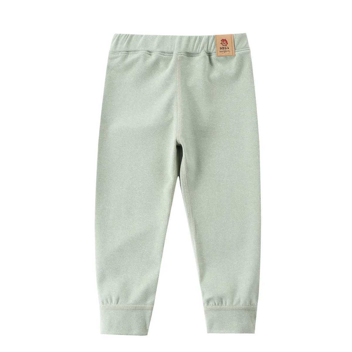 Childrens Padded Bottoms Boys Single Trousers Girls Autumn and Winter Warm Middle and Large Children Thickened Long PantsT251027