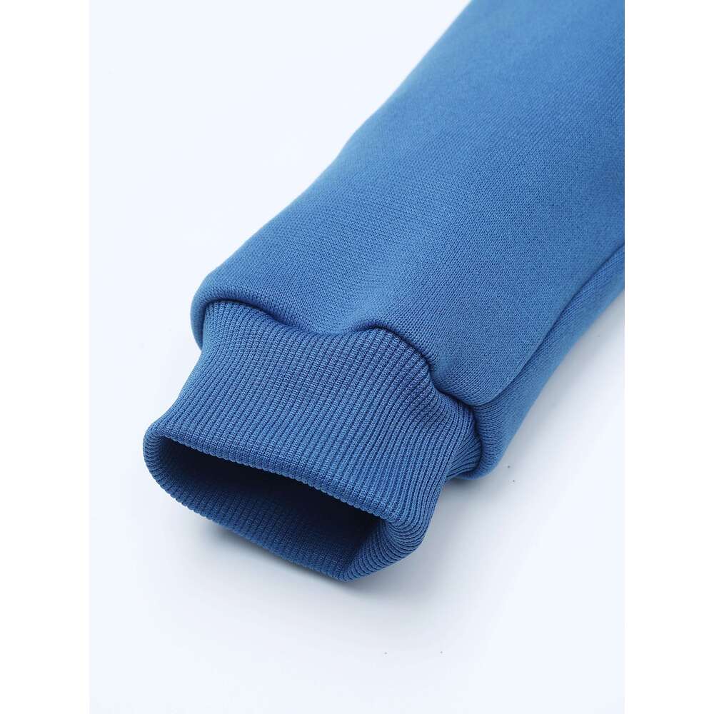 Boys' Hooded Sweatshirts With Smiling Face "Smile" Print - Cozy Long Sleeve Pullover Hoodies, Regular Fit Casual Winter Warmth, Front P