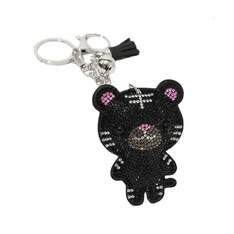 Adorable Rhinestone - decorated Tiger Key Accessories, Trendy Choice