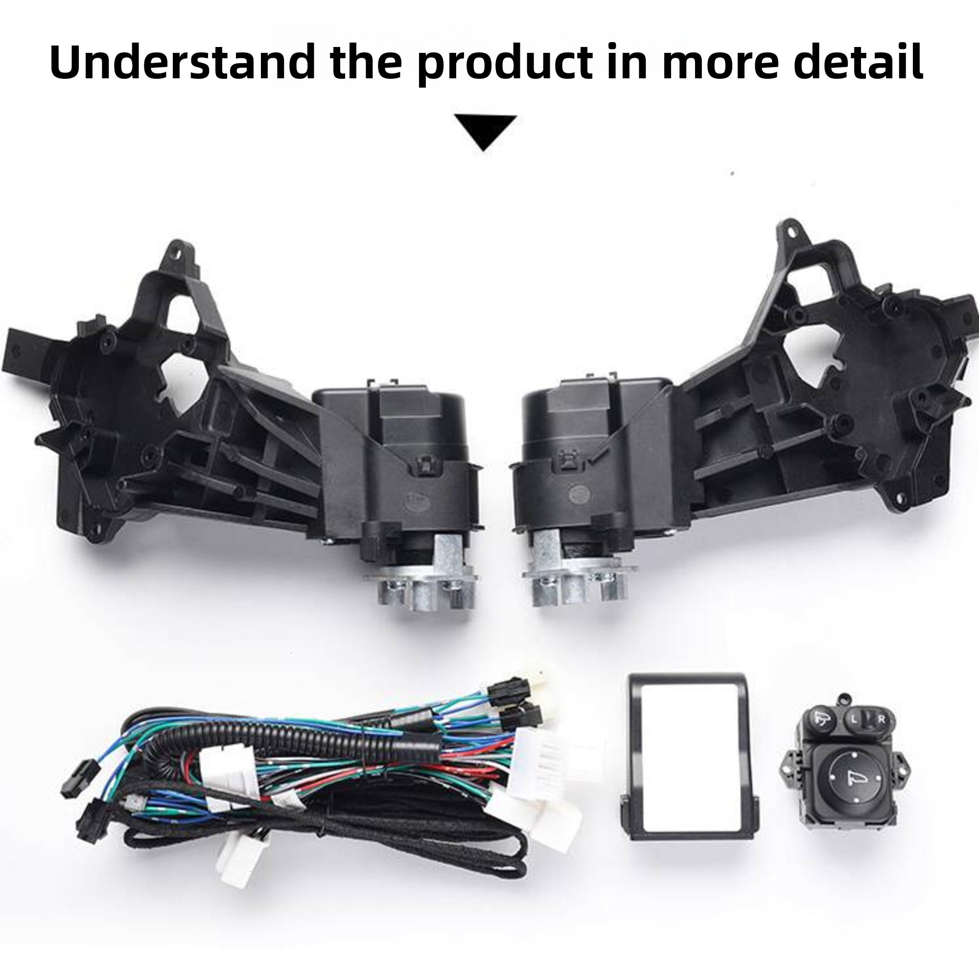 Suitable for Jaguar XEL Modified Electric Folding Upgrade Reverse Automatic Window Heating Rearview Mirror