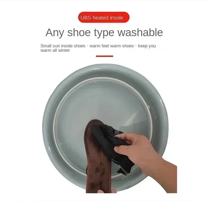 1Pair Insoles Electric Heated Shoe Insoles Warm Socks Feet Heater USB Foot Winter Warmer Mh56 Outdoor Camping Hiking Accessories251020