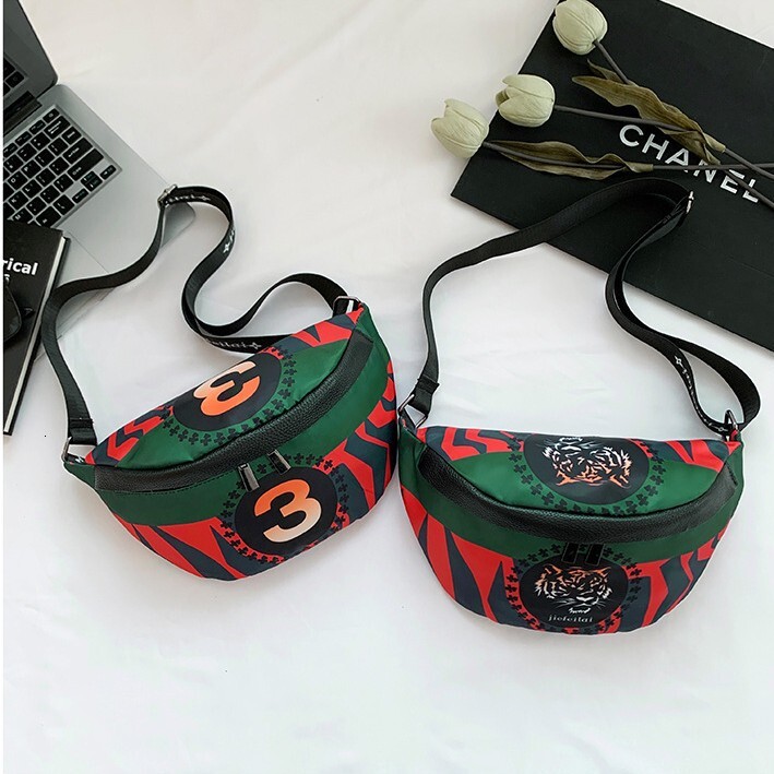Free shipping designer bag Autumn and Winter New Casual Nylon Fabric Versatile Fashion Sports Crossbody Chest Bag Phone Waist Bag