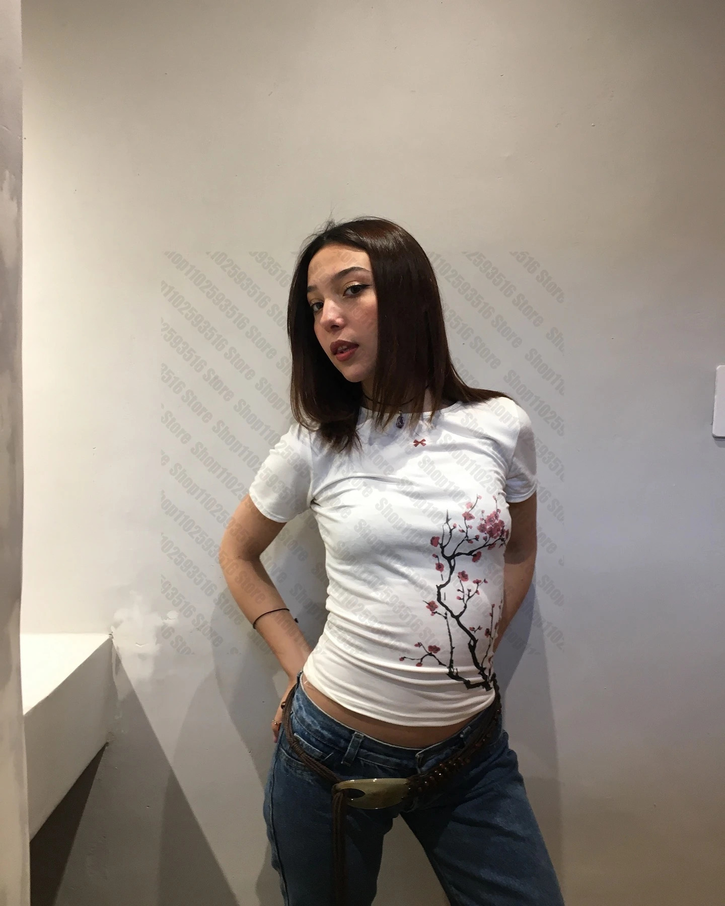 2000s Clothes Y2k Tops Kpop Graphic Tees Y2k Top for Women Clothing Female Anime Girl Womens Tshirts 90s Clothes Vintage 251027