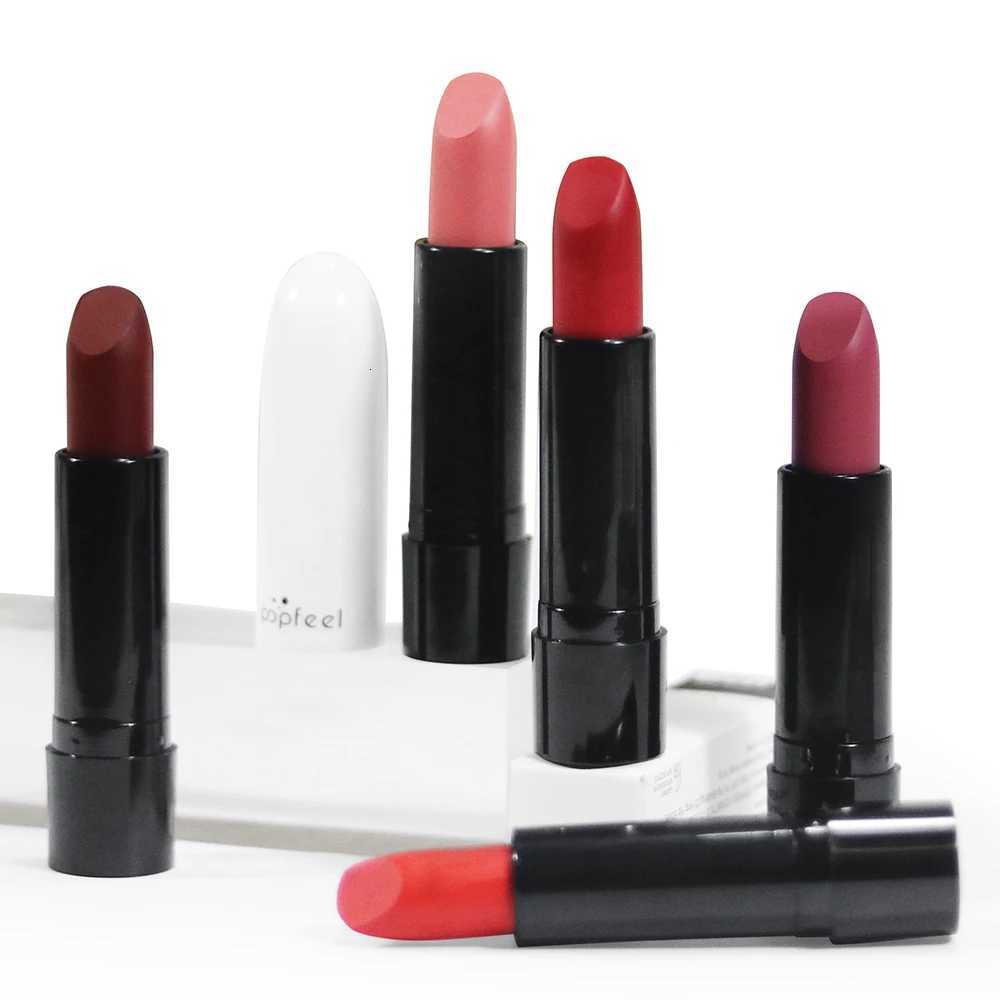 POPFEEL Matte Velvet Lipstick LongLasting Smooth Texture Easy Application Available in 5 Shades including Coral Pink W251027