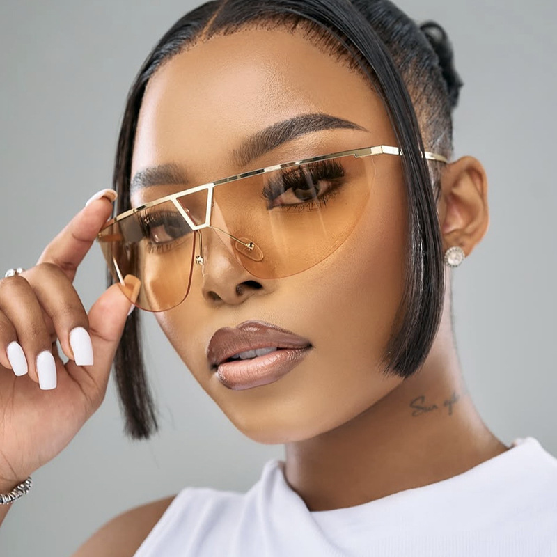 2025 Bold Statement Sunglasses for Women UV 400 Over sized Influencer Loved Fashion Shades