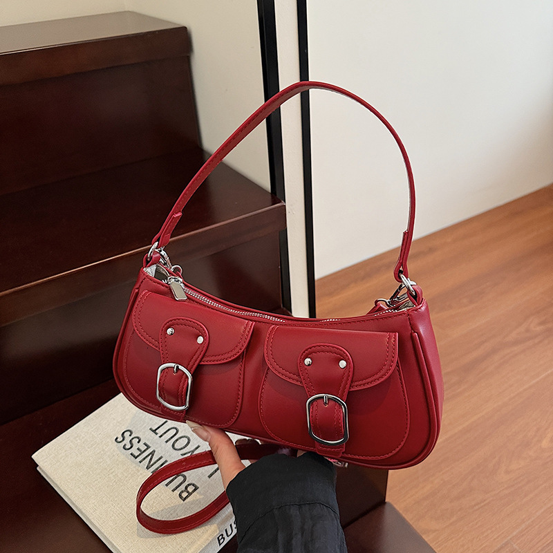 Free shipping designer bag High-Quality Texture Underarm Bag for Women New Fashion Versatile Crossbody Bag Commuter Single Shoulder Small Square Bag