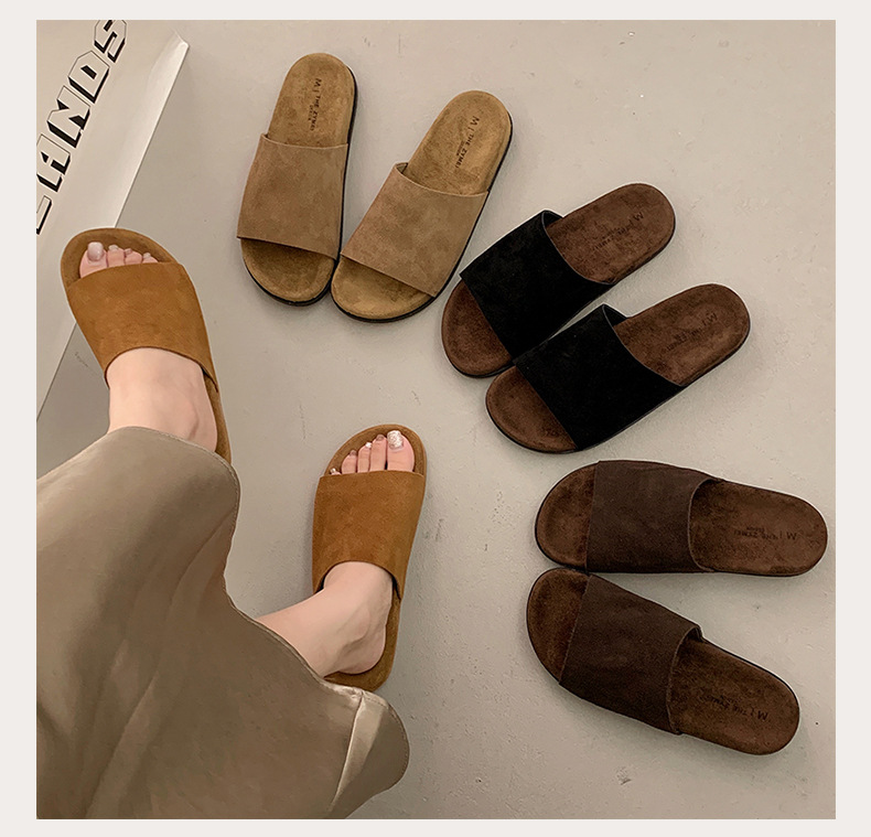 Free shipping Designer Multi-Color Slide Slippers with Minimalist Design Daily Occasion Wear Fashion Stylish Versatile Trendy Slippers