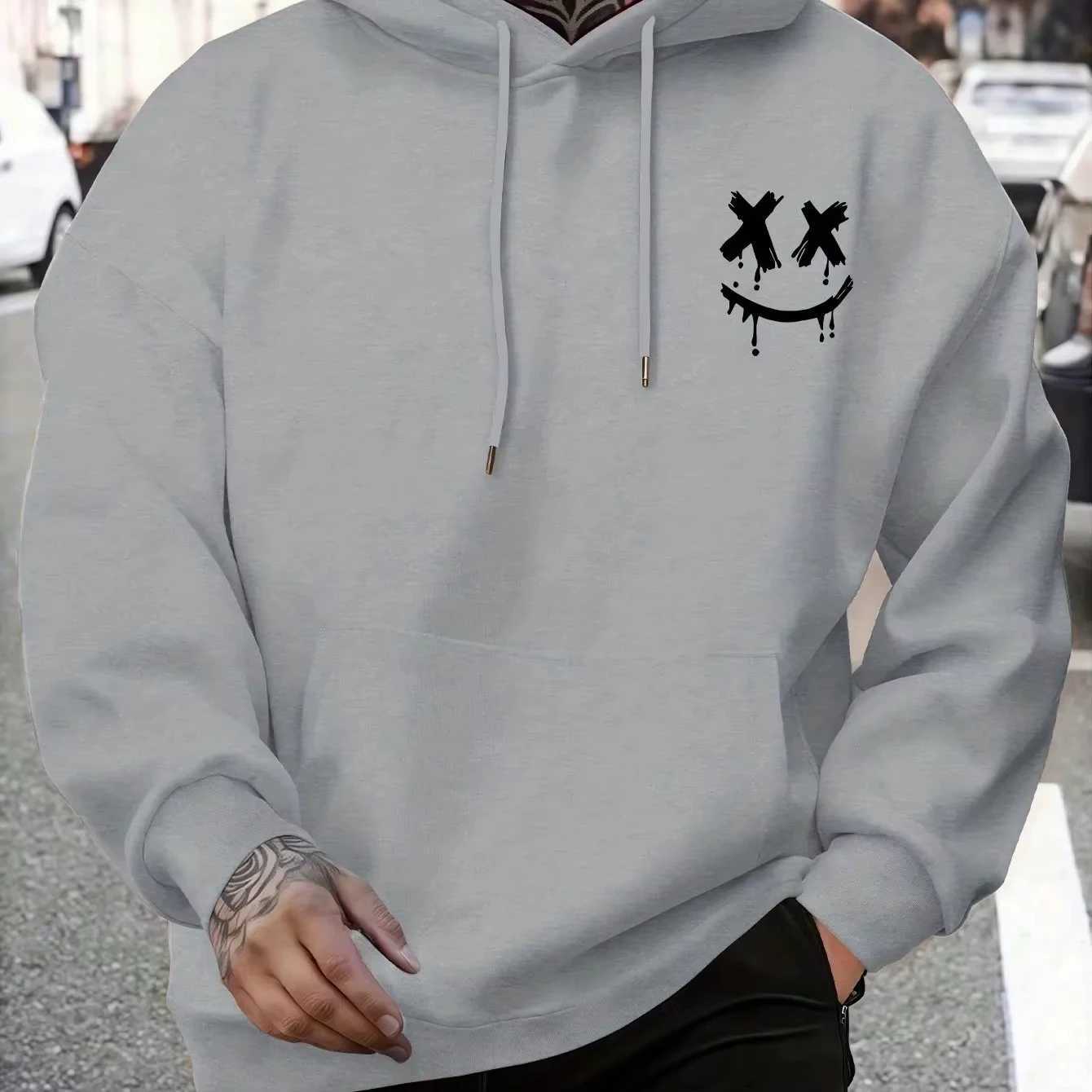 Man Hooded Sweatshirts All Season Daily Casual Sports Hoody Coats Home Outdoor Comfort Pullover Hoodies Fashion Mens Clothes W251027