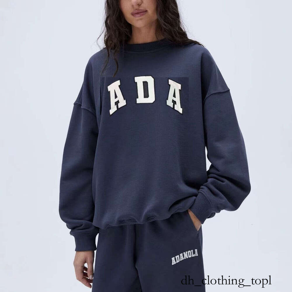 25ss ada hoodie oversized sweatshirts ada cotton loose hoodies letters embroideried fashion lady sweaters comfy jumpers Embroideried hoodie 4a7