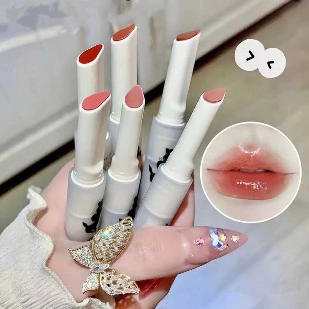 Mirror Light Lipstick Water Gloss Crystal Jelly Transparent Lip Gloss Moisturizing Lasting Solid Nude Lip Tint Korean Makeup W251027
