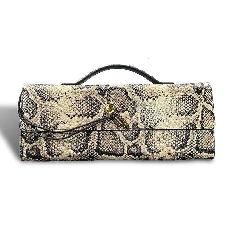 Design Top-Handle Bag For Women Evening Handbag Long Purse PU Snakeskin Pattern Crossbody Shoulder Bags Fashion Outfits