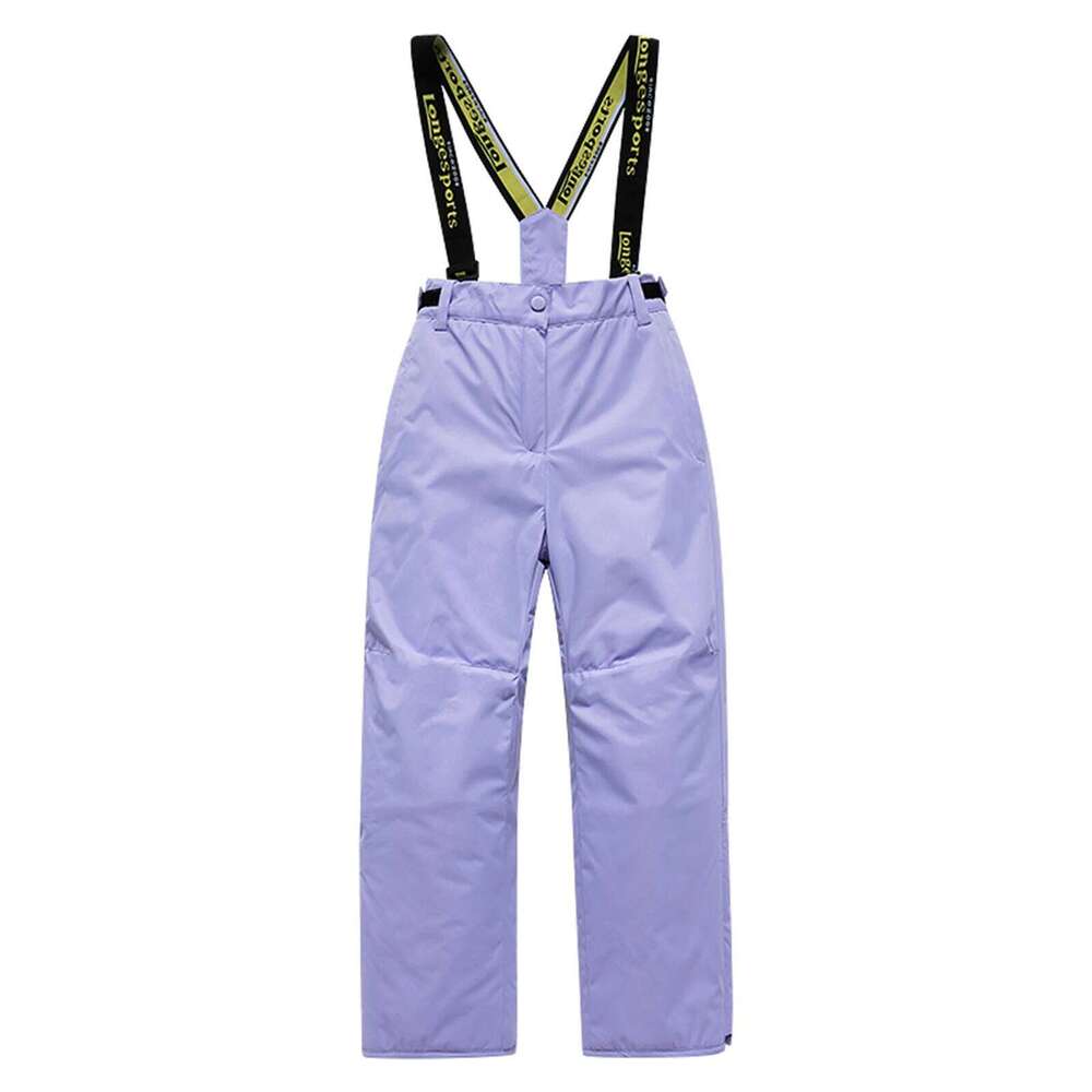 Winter Children's Fashion Skiwear Boys' Girls' Thickened Waterproof Warm Ski Suit Jacket And Trousers Outfit Set