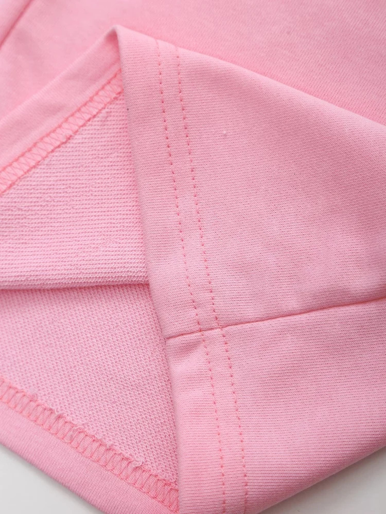 DUOPERI Women Fashion 2 Pieces Sets Solid Loose TShirt and High Elastic Waist Trousers Female Chic Lady Casual Pant Coordinates 251013