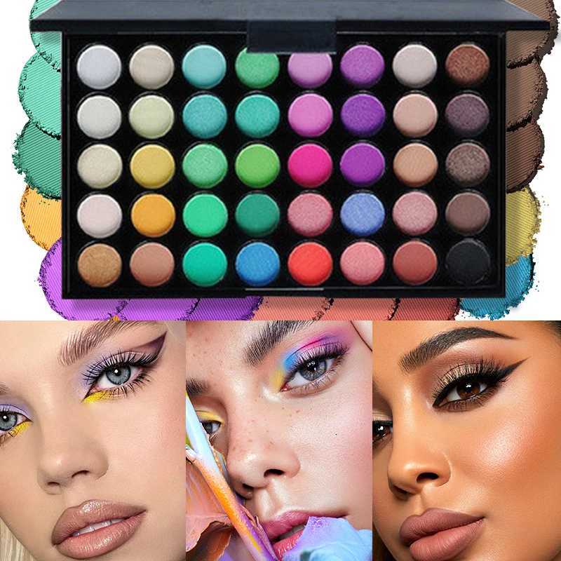 40Colors Glitter Eyeshadow Palette with Free 1Brushes Matte Waterproof Long Lasting Eyeshaow Powder Palette Cosmetics MakeUp KitXJ251027