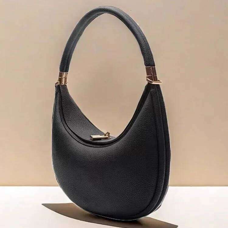 2025 New Medium Women's Niche Design Crescent Armpit Single Shoulder Crossbody Bag