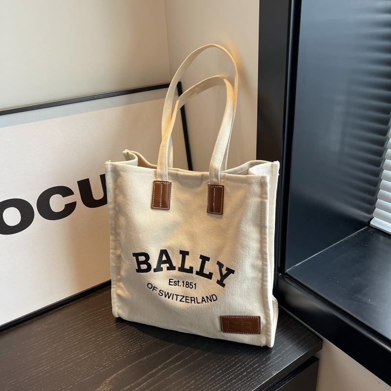 Free shipping designer bag Canvas Bag for Women New Trendy Large Capacity Tote Bag Simple Versatile Commuting Handbag Shoulder Bag