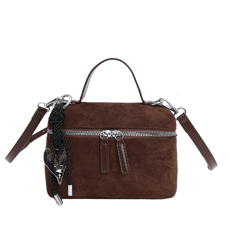 Free shipping designer bag High-End Single Shoulder Crossbody Bag Handbag for Women New Trendy Niche Box Velvet Handheld Small Square Bag