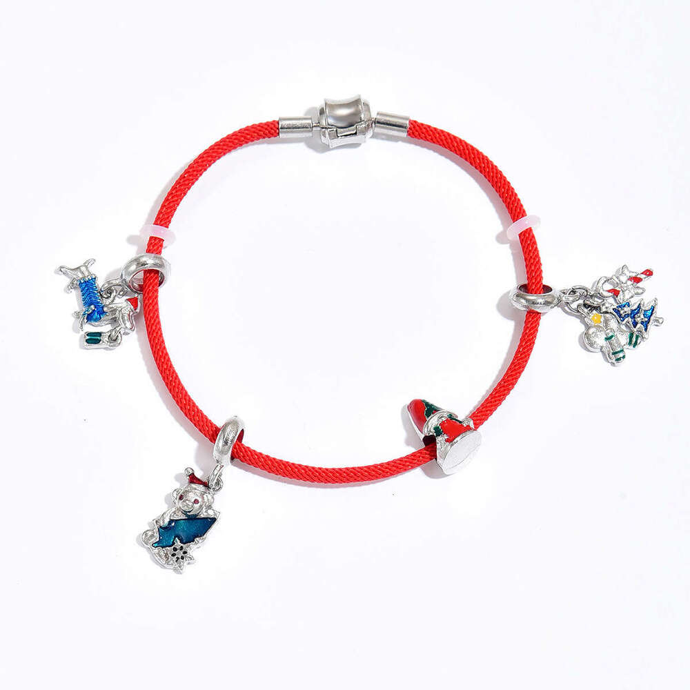 Halloween Cartoon Cute Oil Drop Bear Accessory Gift Christmas Tree Bracelet Hand Ornament