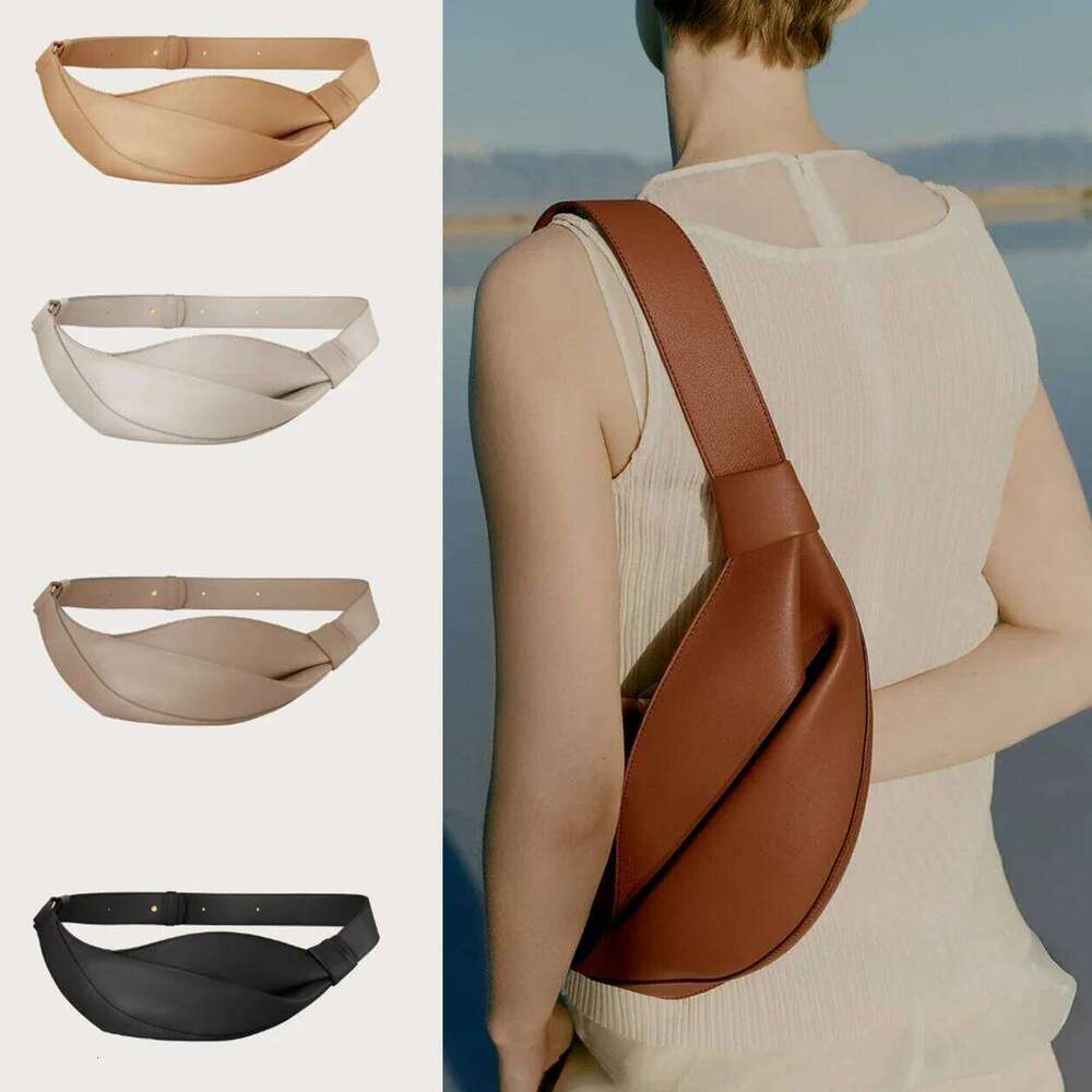 Hot Neyu Smooth Leather Crossbody New Large Capacity Pillow Shaped Personalized Niche Travel Bag