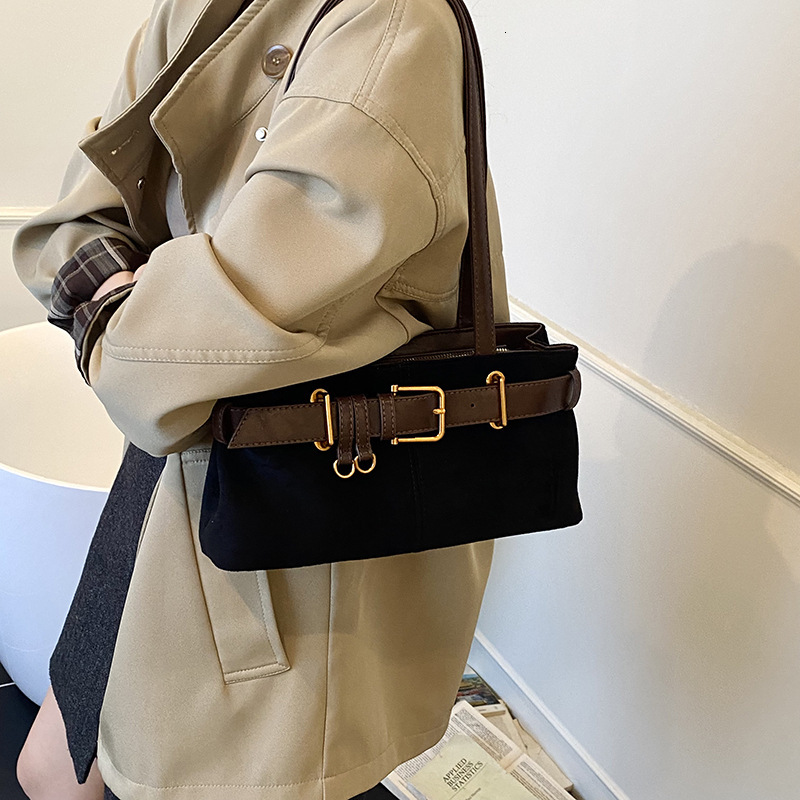 Free shipping designer bag Small Handbag Autumn Winter Suede Bag for Women New Single Shoulder Underarm Bag Handbag